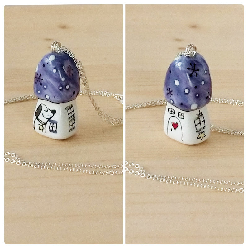 Casuta din portelan-Colectia Winter