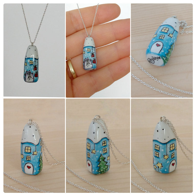 Casuta din portelan-Colectia Winter