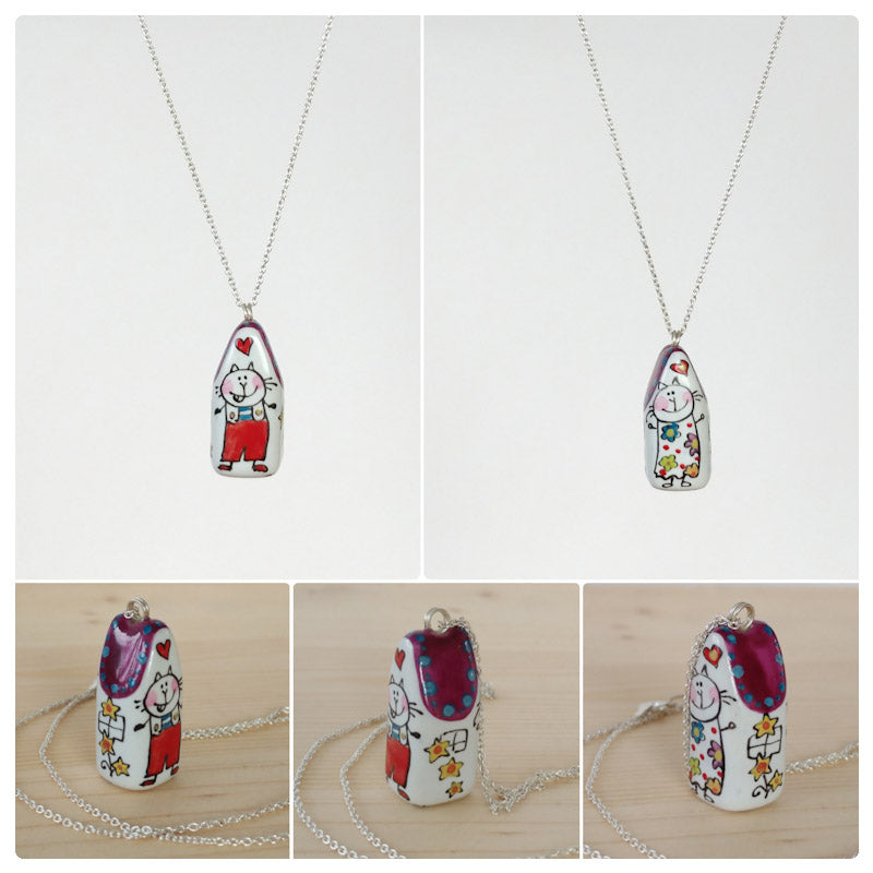 Casuta din portelan-Colectia Meow