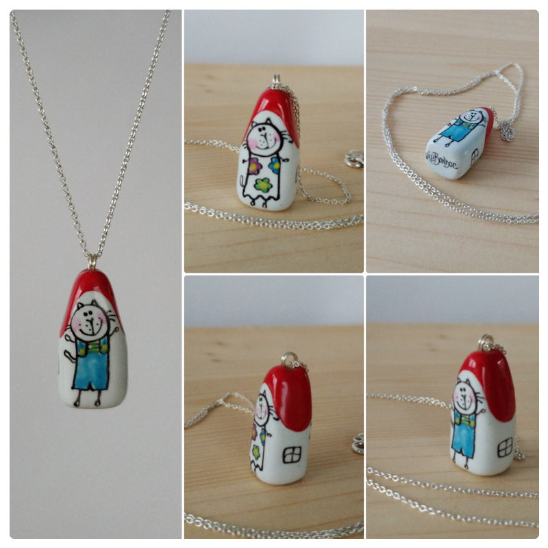 Casuta din portelan-Colectia Meow