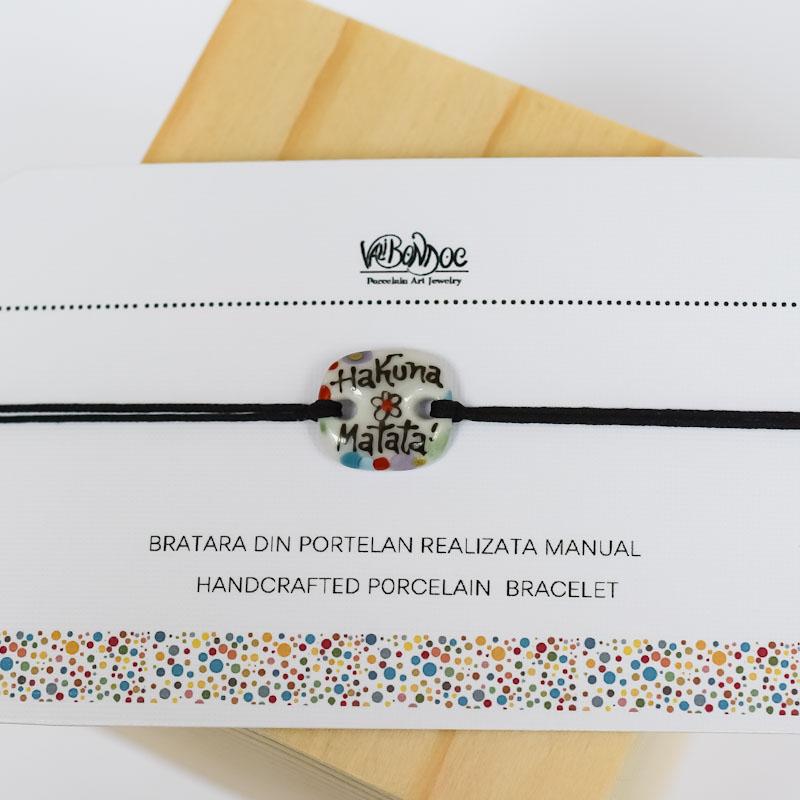 Bratara din portelan - Hakuna matata