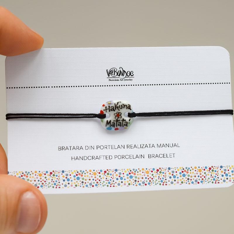 Bratara din portelan - Hakuna matata