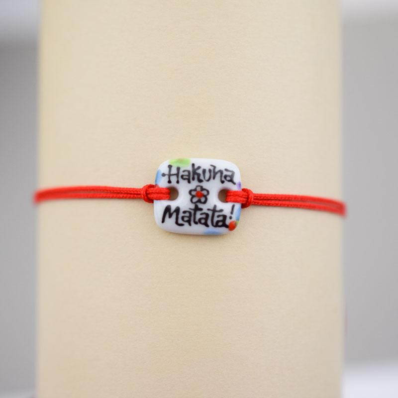 Bratara din portelan - Hakuna matata