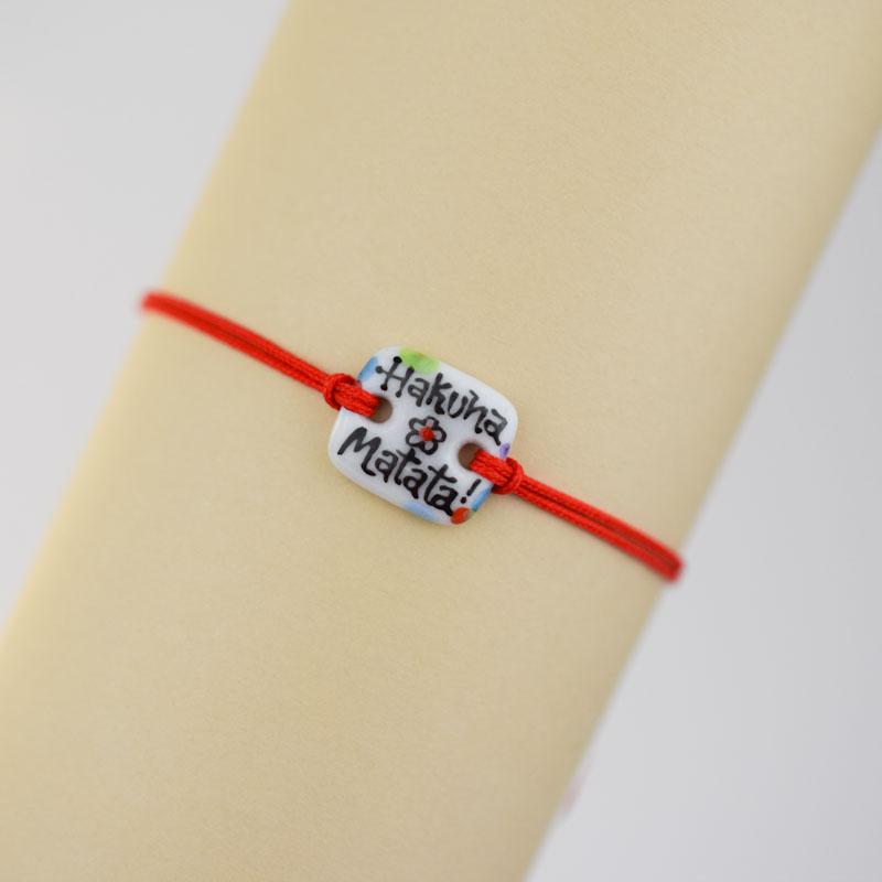Bratara din portelan - Hakuna matata