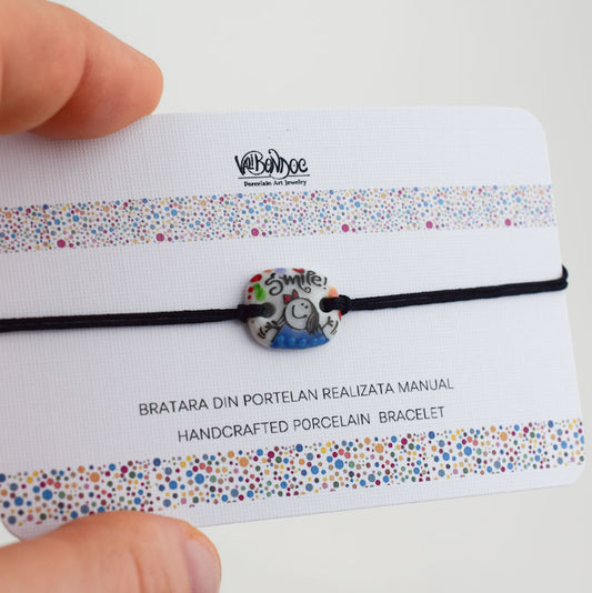 Bratara din portelan - Smile