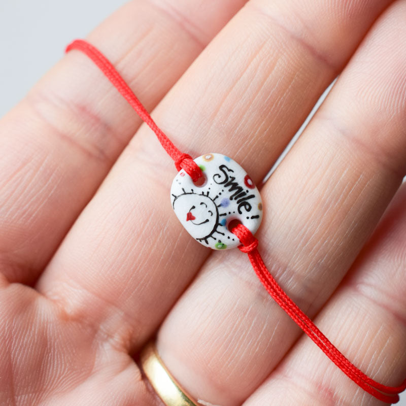 Bratara din portelan - Smile s1