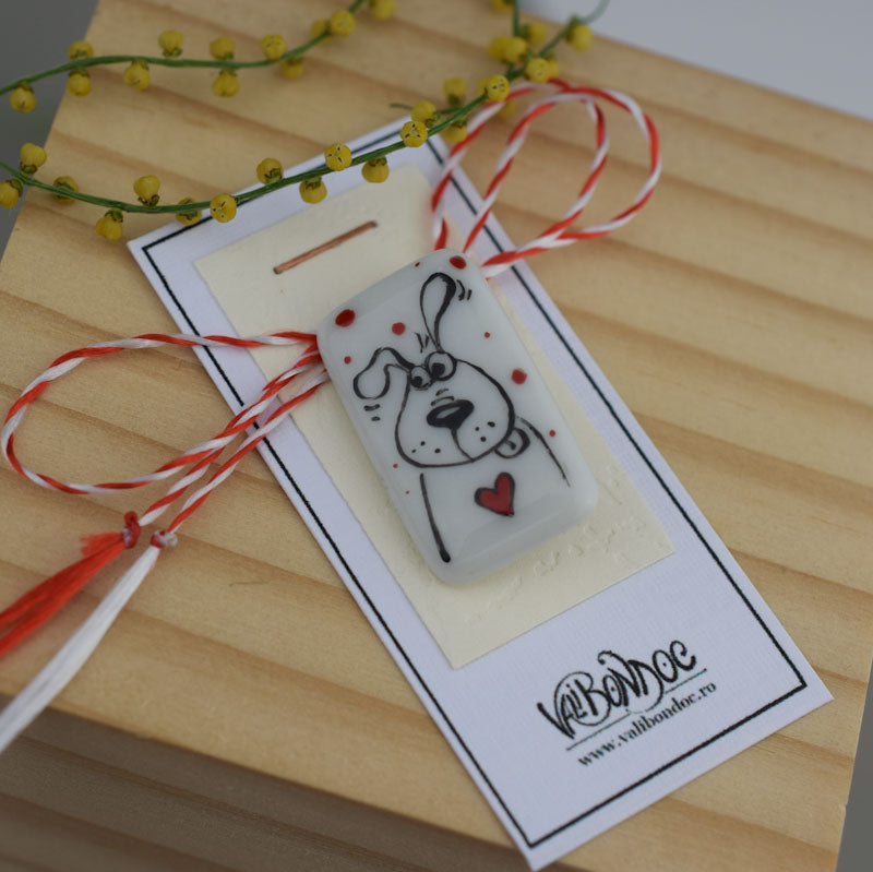 Spring Elves. Little porcelain brooch modeled and painted by Vali Bondoc