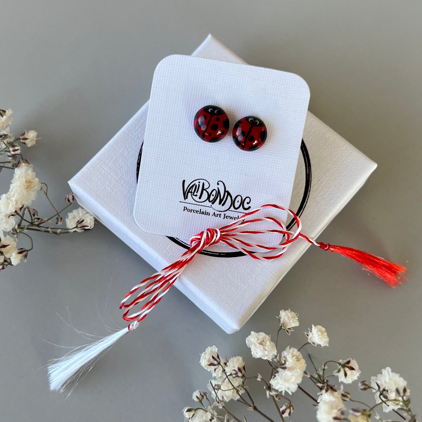 Gărgărițe 🐞 (cercei butoni)