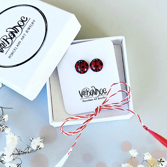 Gărgărițe 🐞 (cercei butoni)